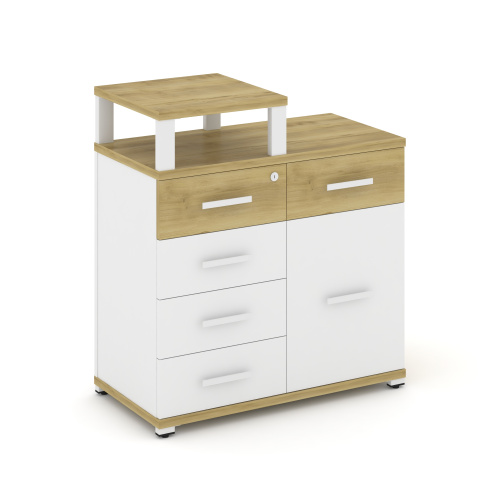 Тумба приставная с 5 ящиками Concept CN.TSP-017 W фото 3 Тумба приставная с 5 ящиками Concept CN.TSP-017 W фото 3