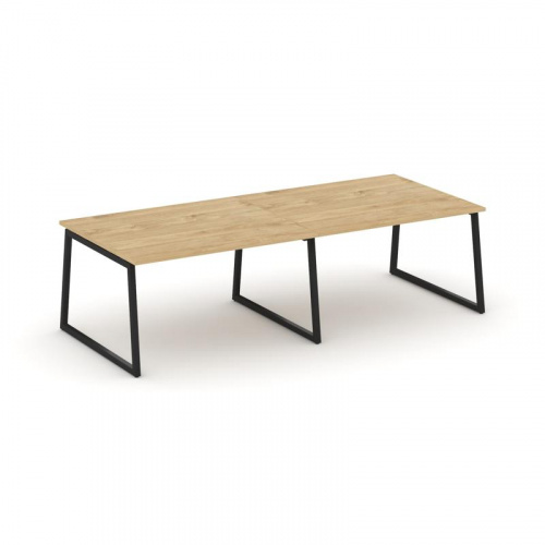 Style Project Стол переговорный SN-4T1.SPRG-044.3 Акация Лорка/Металл Антрацит 3160*1180*750 фото 2 Style Project Стол переговорный SN-4T1.SPRG-044.3 Акация Лорка/Металл Антрацит 3160*1180*750 фото 2