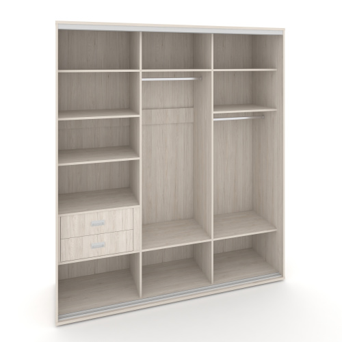 Корпус 3-х секционного шкафа высокого L=1769мм Maris SH.K3-2.1 K5 фото 2 Корпус 3-х секционного шкафа высокого L=1769мм Maris SH.K3-2.1 K5 фото 2