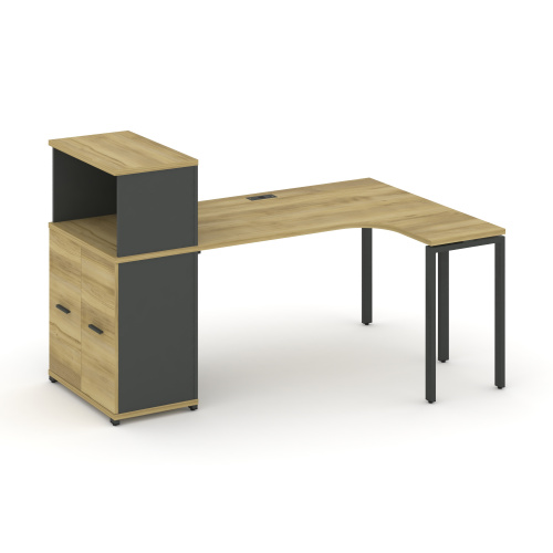 Стол эргономичный с опорным распашным шкафом Concept CN.SA-213(R) Стол эргономичный с опорным распашным шкафом Concept CN.SA-213(R)