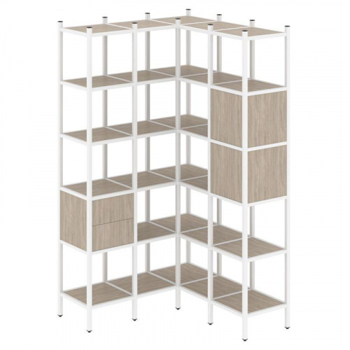 Стеллаж офисный угловой Loft VR.L-34 фото 2 Стеллаж офисный угловой Loft VR.L-34 фото 2