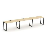 Style Project Рабочая станция 1 сторон. SN-6T2.ORS-054 Акация Лорка/Металл Антрацит/Заглушка Пластик