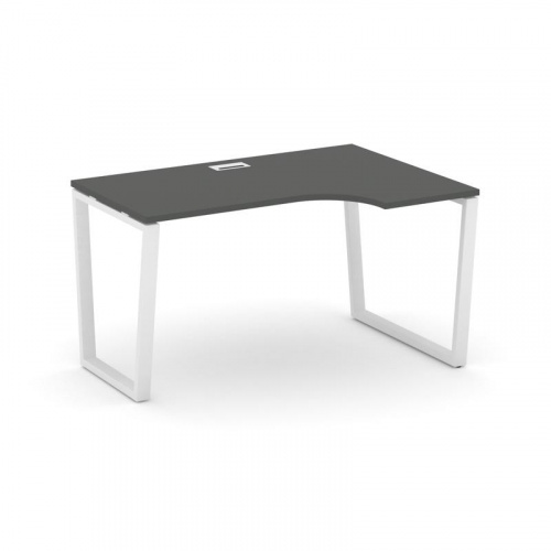 Style Project Стол рабочий эргоном. SN-6T2.SPA-012(R) Акация Лорка/Металл Антрацит/Заглушка Пластик фото 19