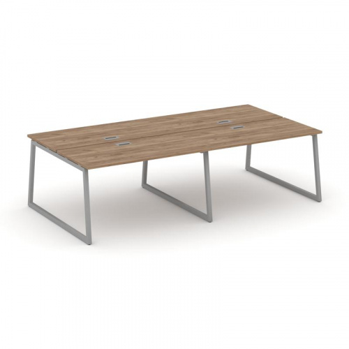 Style Project Рабочая станция 2-х сторон. SN-4T1.DRS-033 Акация Лорка/Металл Антрацит/Заглушка Пласт фото 15