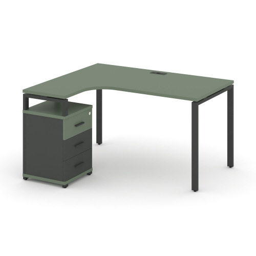 Стол эргономичный с опорной тумбой Concept CN.SA-307(L) Стол эргономичный с опорной тумбой Concept CN.SA-307(L)