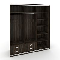 Корпус 3-х секционного шкафа высокого L=2069мм Maris SH.K3-4.1 K3