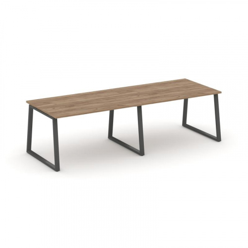 Style Project Стол переговорный SN-6T1.SPRG-011.3 Акация Лорка/Металл Антрацит 1960*980*750 фото 23