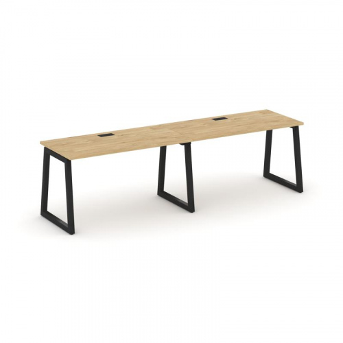 Style Project Рабочая станция 1 сторон. SN-5T1.ORS-023 Акация Лорка/Металл Антрацит/Заглушка Пластик Style Project Рабочая станция 1 сторон. SN-5T1.ORS-023 Акация Лорка/Металл Антрацит/Заглушка Пластик