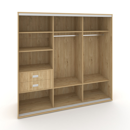 Корпус 3-х секционного шкафа низкого L=2669мм Maris SH.K3-8.2 K6 фото 5