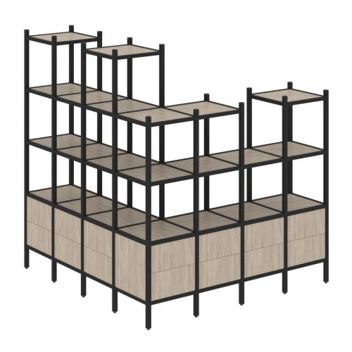 Стеллаж офисный угловой Loft VR.L-55 фото 7