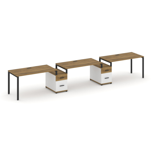 Бенч-система на 3 места с 2 опорными тумбами Concept CN.ORS-331 фото 7