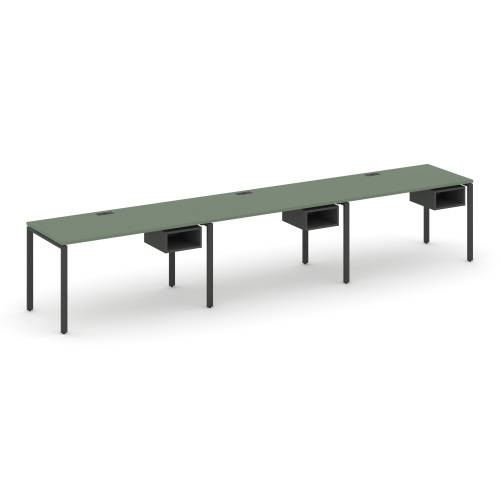 Бенч-система на 3 места с подвесными тумбами Concept CN.ORS-123 фото 2