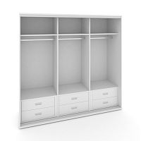 Корпус 3-х секционного шкафа низкого L=1769мм Maris SH.K3-2.2 K4