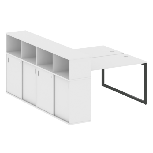 Бенч-система с шкафом-купе на О-обр. м/к Metal System Quattro 40БО.РС-СШК-4.3 фото 7 Бенч-система с шкафом-купе на О-обр. м/к Metal System Quattro 40БО.РС-СШК-4.3 фото 7