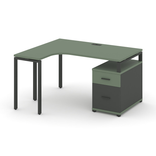 Стол эргономичный с опорной тумбой Concept CN.SA-302(L) Стол эргономичный с опорной тумбой Concept CN.SA-302(L)