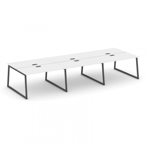 Style Project Рабочая станция 2-х сторон. SN-4T1.DRS-072 Акация Лорка/Металл Антрацит/Заглушка Пласт фото 13