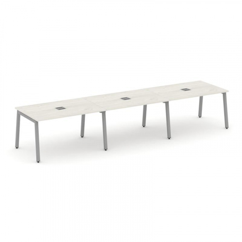 Style Project Стол переговорный SN-5A.SPRG-022 Дуб Наварра/Металл Белый 3540*980*750 фото 7 Style Project Стол переговорный SN-5A.SPRG-022 Дуб Наварра/Металл Белый 3540*980*750 фото 7