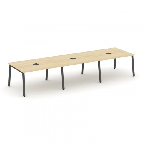 Style Project Стол переговорный SN-6A.SPRG-052 Дуб Наварра/Металл Антрацит 3540*1180*750 фото 27 Style Project Стол переговорный SN-6A.SPRG-052 Дуб Наварра/Металл Антрацит 3540*1180*750 фото 27