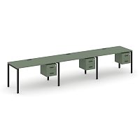 Бенч-система на 3 места с подвесными тумбами Concept CN.ORS-135