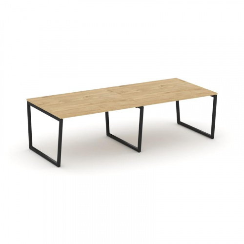 Style Project Стол переговорный SN-4T2.SPRG-044.3 Акация Лорка/Металл Антрацит 3160*1180*750 Style Project Стол переговорный SN-4T2.SPRG-044.3 Акация Лорка/Металл Антрацит 3160*1180*750