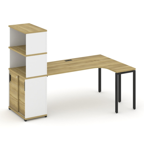 Стол эргономичный с опорным шкафом-купе Concept CN.SA-222(R) Стол эргономичный с опорным шкафом-купе Concept CN.SA-222(R)