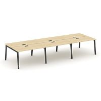 Style Project Рабочая станция 2-х сторон. SN-5A.DRS-071 Акация Лорка/Металл Антрацит 2940*1432*750