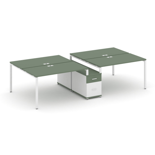 Бенч-система на 4 места с опорной тумбой Concept CN.DRS-313 фото 5 Бенч-система на 4 места с опорной тумбой Concept CN.DRS-313 фото 5