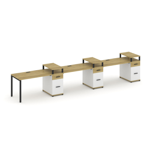 Бенч-система на 3 места с 3 опорными тумбами Concept CN.ORS-462 фото 6