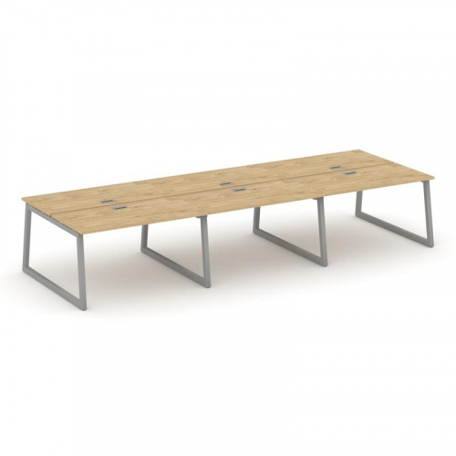 Style Project Рабочая станция 2-х сторон. SN-5T1.DRS-084 Акация Лорка/Металл Антрацит/Заглушка Пласт фото 2