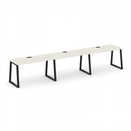 Style Project Рабочая станция 1 сторон. SN-6T1.ORS-042 Акация Лорка/Металл Антрацит/Заглушка Пластик фото 5