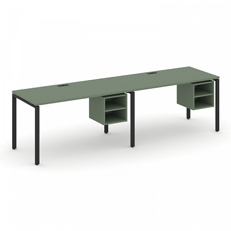 Бенч-система на 2 места с подвесными тумбами Concept CN.ORS-108