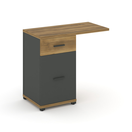 Тумба приставная с 1 ящиком Concept CN.TUS-003 W