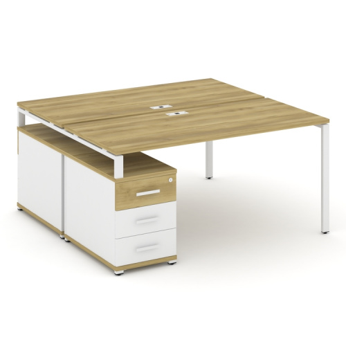 Бенч-система на 2 места с опорной тумбой Concept CN.DRS-304 фото 10