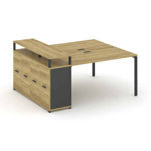 Бенч-система с опорным распашным шкафом Concept CN.DRS-221 фото 4 Бенч-система с опорным распашным шкафом Concept CN.DRS-221 фото 4