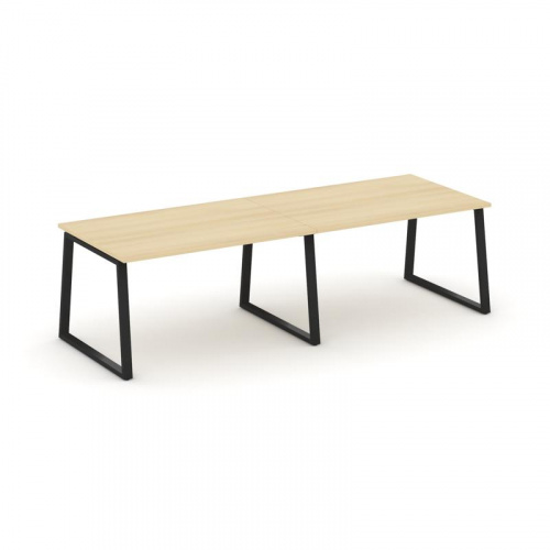 Style Project Стол переговорный SN-6T1.SPRG-011.3 Акация Лорка/Металл Антрацит 1960*980*750 фото 5