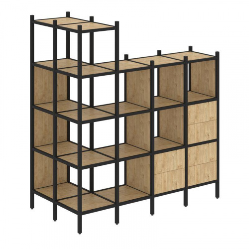 Стеллаж офисный угловой Loft VR.L-57 фото 3 Стеллаж офисный угловой Loft VR.L-57 фото 3