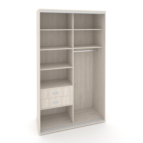 Корпус 2-х секционного шкафа высокого L=1400мм Maris SH.K2-4.1 K6 фото 5