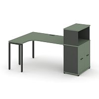 Стол эргономичный с опорным распашным шкафом Concept CN.SA-213(L)