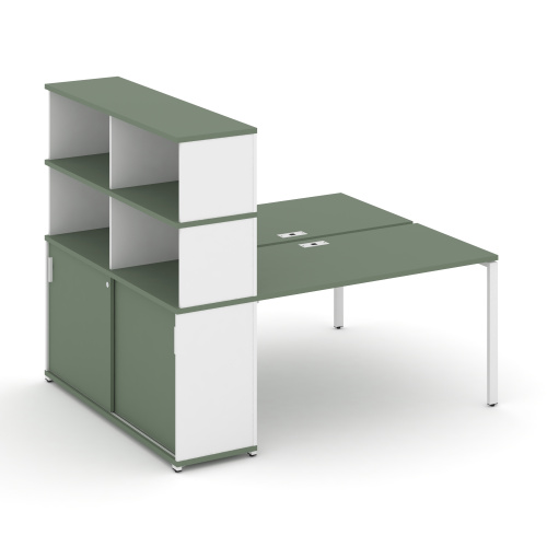 Бенч-система с опорным шкафом-купе с надставкой Concept CN.DRS-242 фото 5 Бенч-система с опорным шкафом-купе с надставкой Concept CN.DRS-242 фото 5