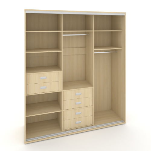 Корпус 3-х секционного шкафа высокого L=1769мм Maris SH.K3-2.1 K6