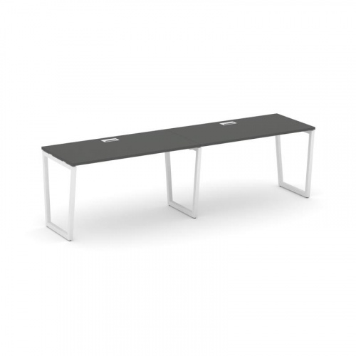 Style Project Рабочая станция 1 сторон. SN-4T2.ORS-024 Акация Лорка/Металл Антрацит/Заглушка Пластик фото 18