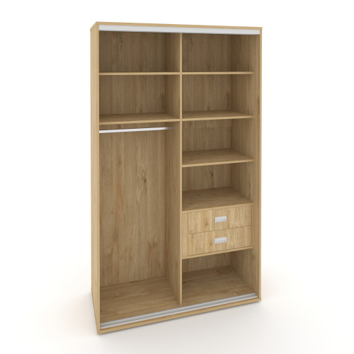 Корпус 2-х секционного шкафа высокого L=1500мм Maris SH.K2-5.1 K2 фото 3