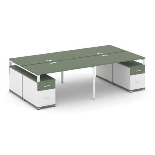 Бенч-система на 4 места с 2 опорными тумбами Concept CN.DRS-330 фото 5