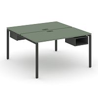 Бенч-система на 2 места с подвесными тумбами Concept CN.DRS-104