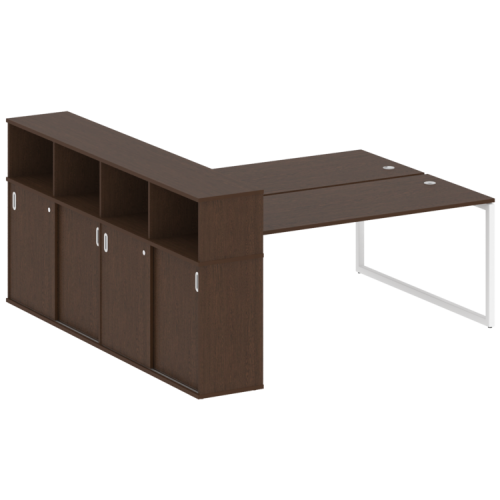 Бенч-система с шкафом-купе на О-обр. м/к Metal System Quattro 40БО.РС-СШК-4.5 фото 5