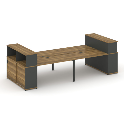 Бенч-система с опорными шкафами-купе Concept CN.DRS-284 Бенч-система с опорными шкафами-купе Concept CN.DRS-284