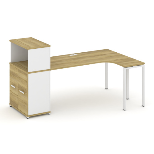 Стол эргономичный с опорным распашным шкафом Concept CN.SA-214(R) фото 3 Стол эргономичный с опорным распашным шкафом Concept CN.SA-214(R) фото 3