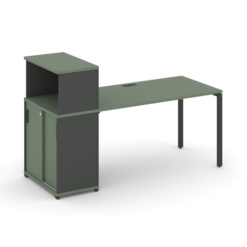 Стол офисный с опорным шкафом-купе Concept CN.SP-240 Стол офисный с опорным шкафом-купе Concept CN.SP-240