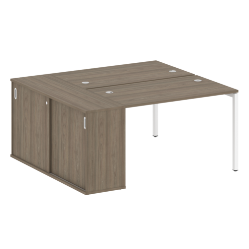 Бенч-система с шкафом-купе на П-обр. м/к Metal System Quattro 40БП.РС-СШК-1.2 фото 2 Бенч-система с шкафом-купе на П-обр. м/к Metal System Quattro 40БП.РС-СШК-1.2 фото 2