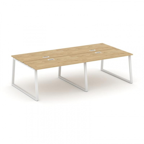 Style Project Рабочая станция 2-х сторон. SN-6T1.DRS-043 Акация Лорка/Металл Антрацит/Заглушка Пласт фото 3